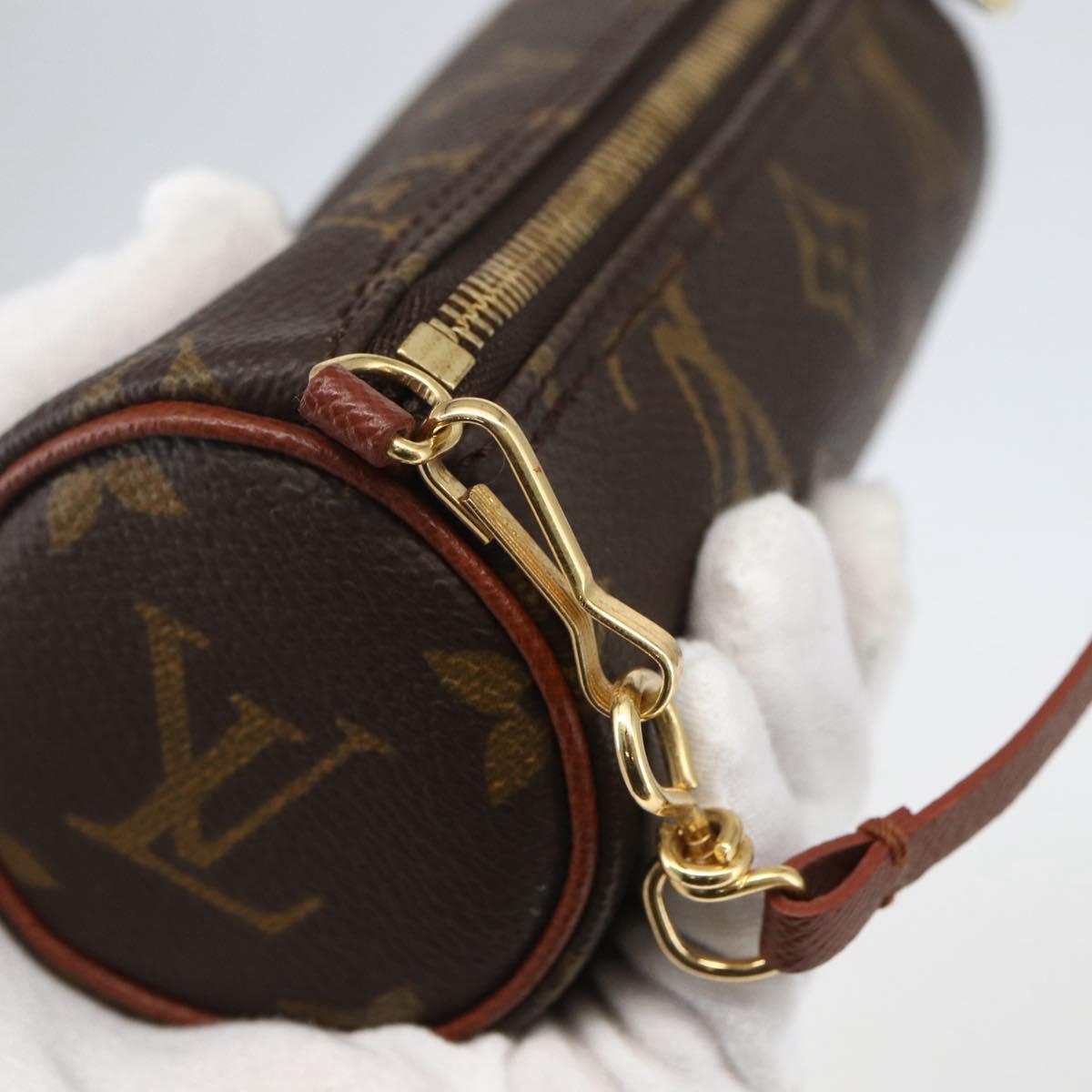 LOUIS VUITTON Monogram Papillon Pouch LV Auth 157608V