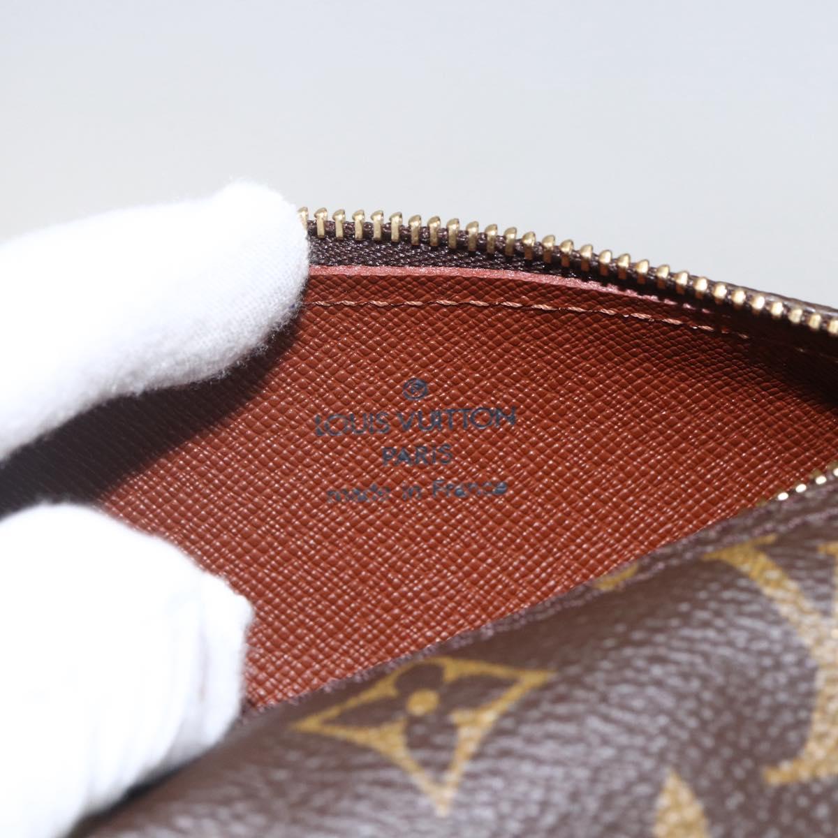 LOUIS VUITTON Monogram Papillon Pouch LV Auth 157608V