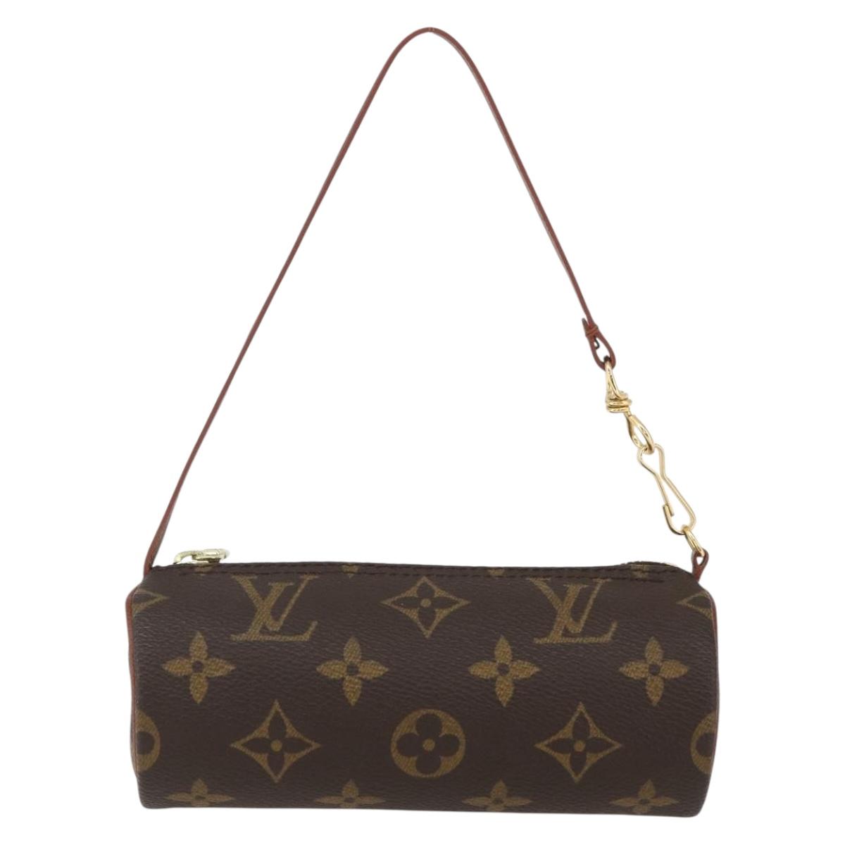 LOUIS VUITTON Monogram Papillon Pouch LV Auth 157608V
