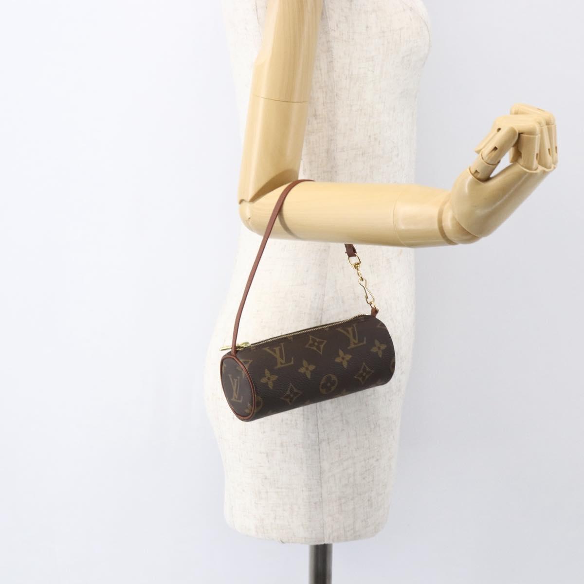 LOUIS VUITTON Monogram Papillon Pouch LV Auth 157608V