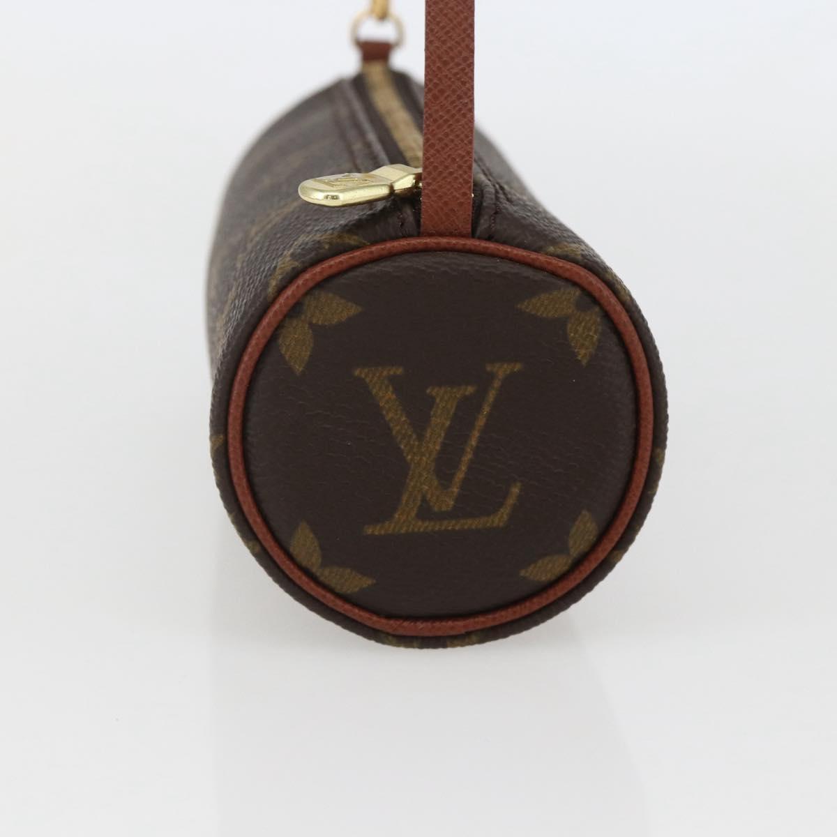 LOUIS VUITTON Monogram Papillon Pouch LV Auth 157608V