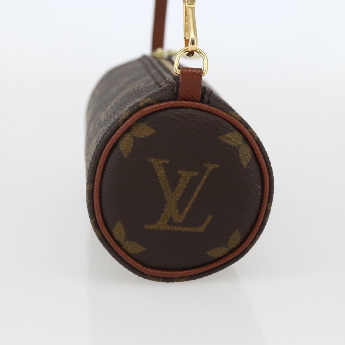 LOUIS VUITTON Monogram Papillon Pouch LV Auth 157608V