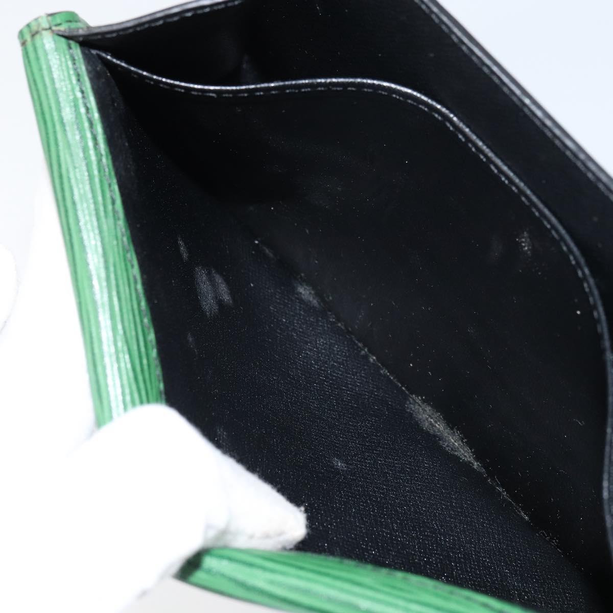 LOUIS VUITTON Epi Art Deco Clutch Bag Green M52634 LV Auth 157611