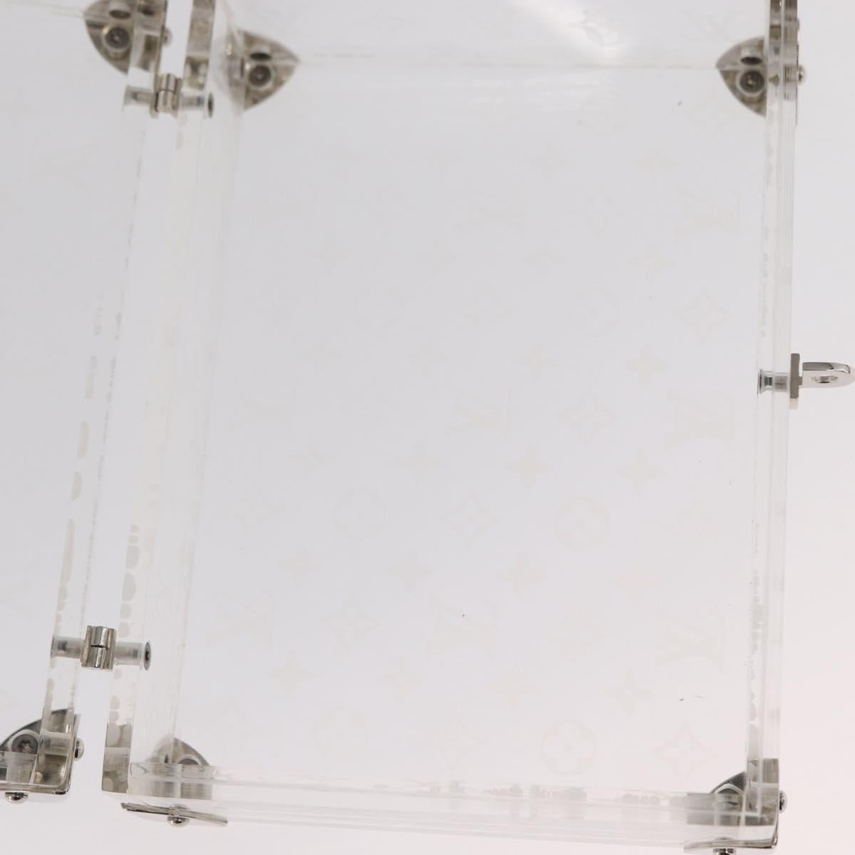 LOUIS VUITTON Monogram Love Message Mini Trunk Plastic Clear M99079 Auth 157612V