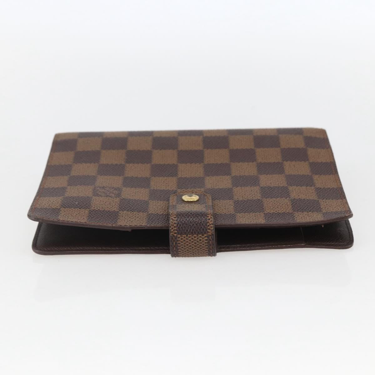 LOUIS VUITTON Damier Ebene Agenda MM Day Planner Cover R20240 LV Auth 157613