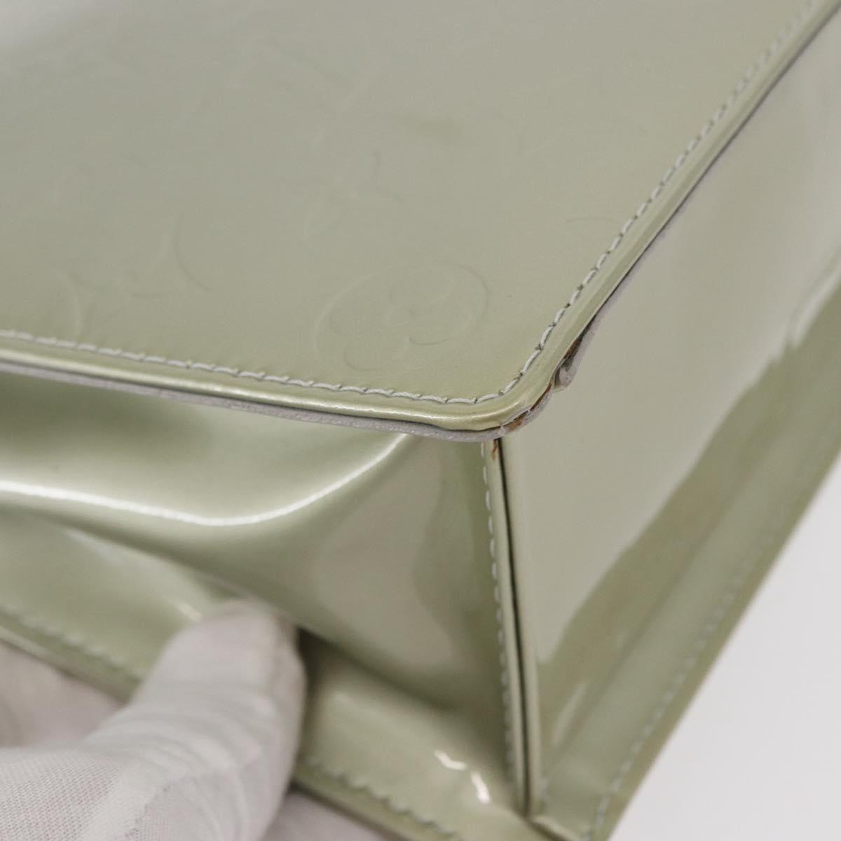 LOUIS VUITTON Monogram Vernis Spring Street Hand Bag Gris M91029 LV Auth 157614V