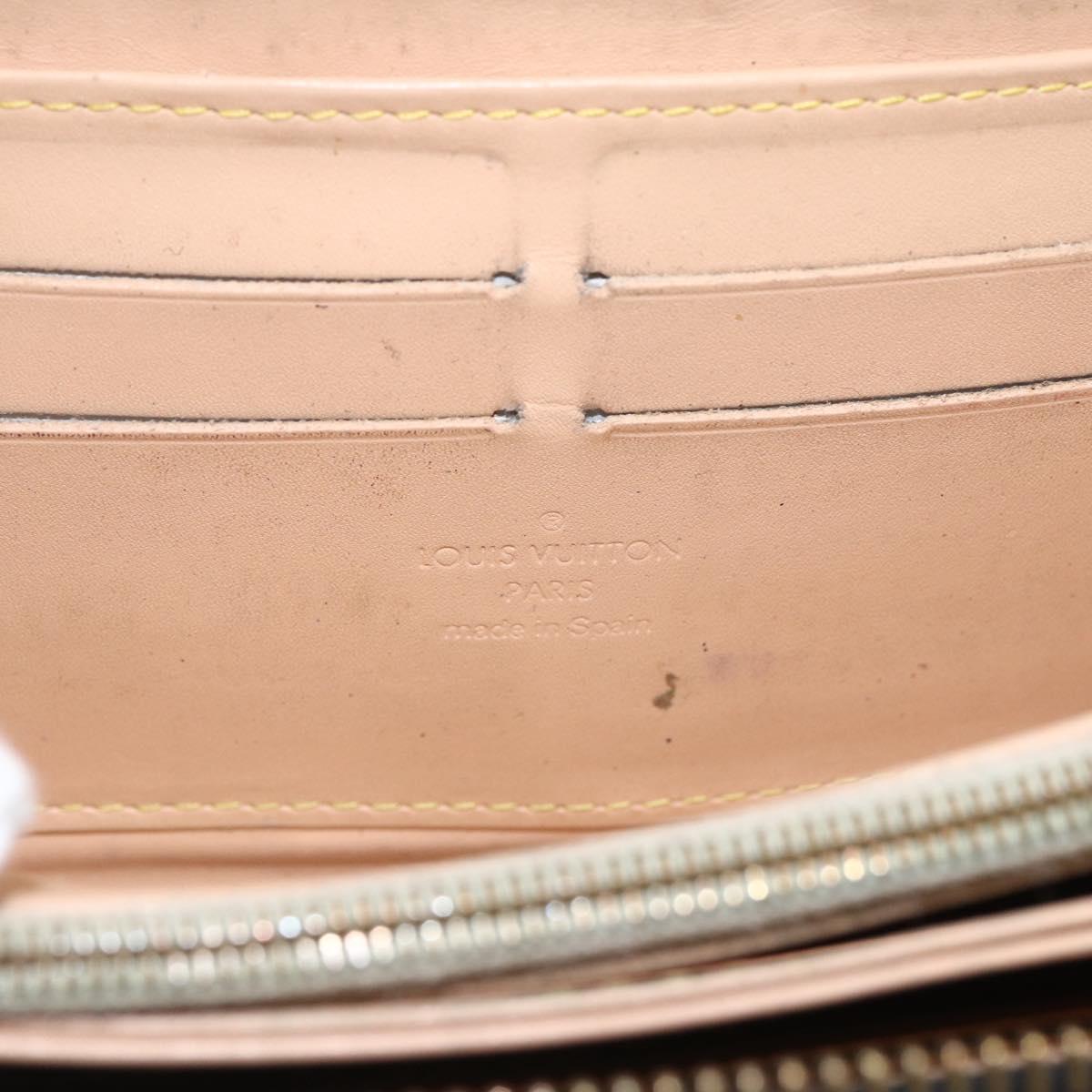 LOUIS VUITTON Monogram Multicolor Zippy Wallet Wallet Black M60243 Auth 157617