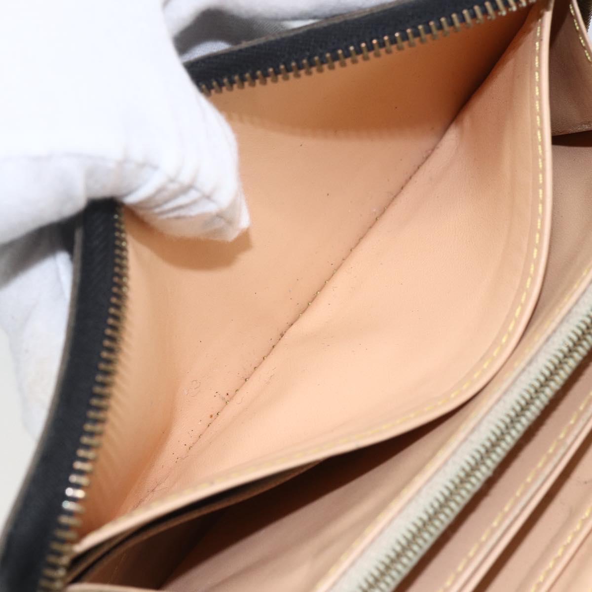 LOUIS VUITTON Monogram Multicolor Zippy Wallet Wallet Black M60243 Auth 157617