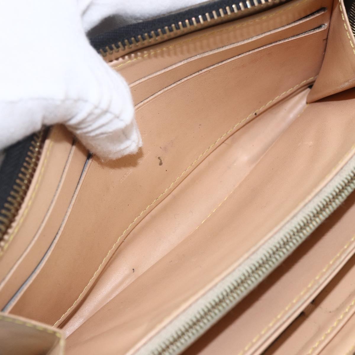 LOUIS VUITTON Monogram Multicolor Zippy Wallet Wallet Black M60243 Auth 157617