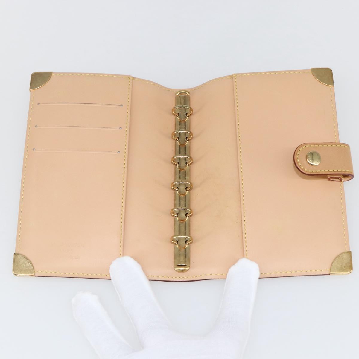 LOUIS VUITTON Multicolor Agenda PM Day Planner Cover Black R20895 Auth 157619SM