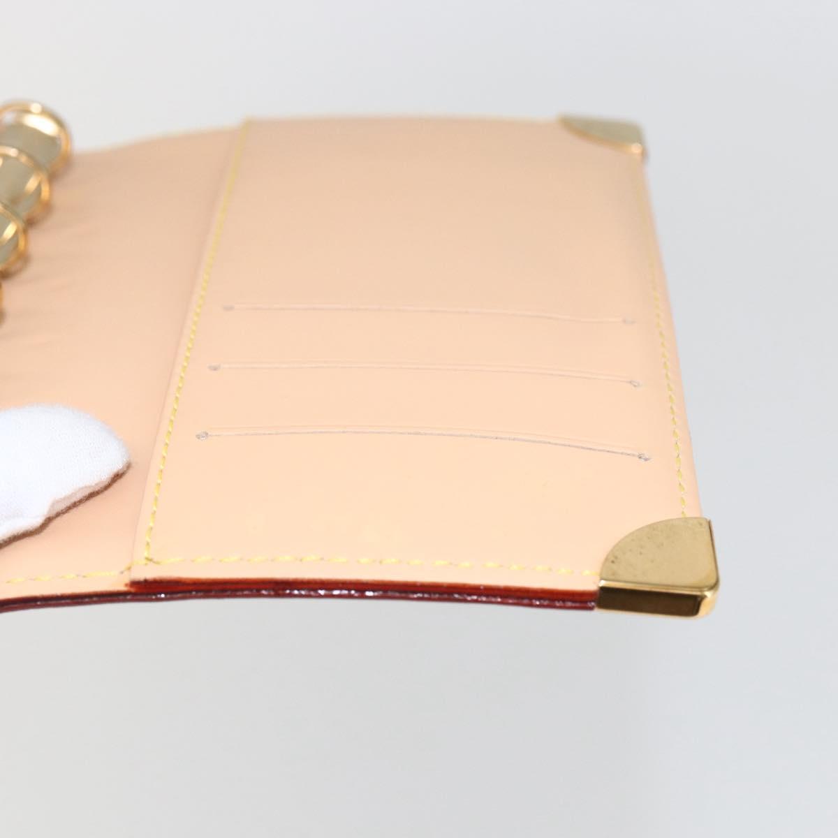 LOUIS VUITTON Multicolor Agenda PM Day Planner Cover Black R20895 Auth 157619SM