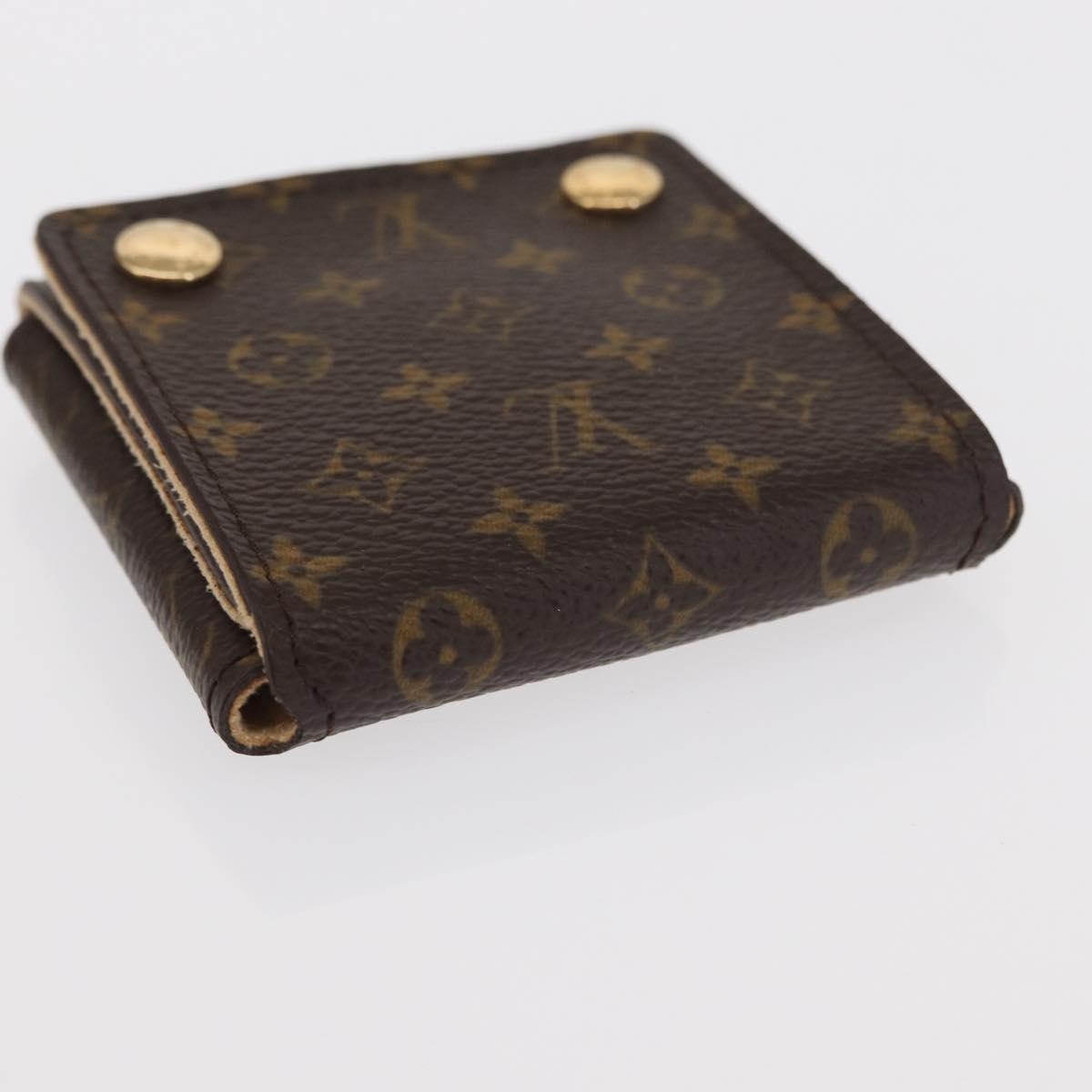 LOUIS VUITTON Monogram Jewelry Case Jewelry Box LV Auth 157621