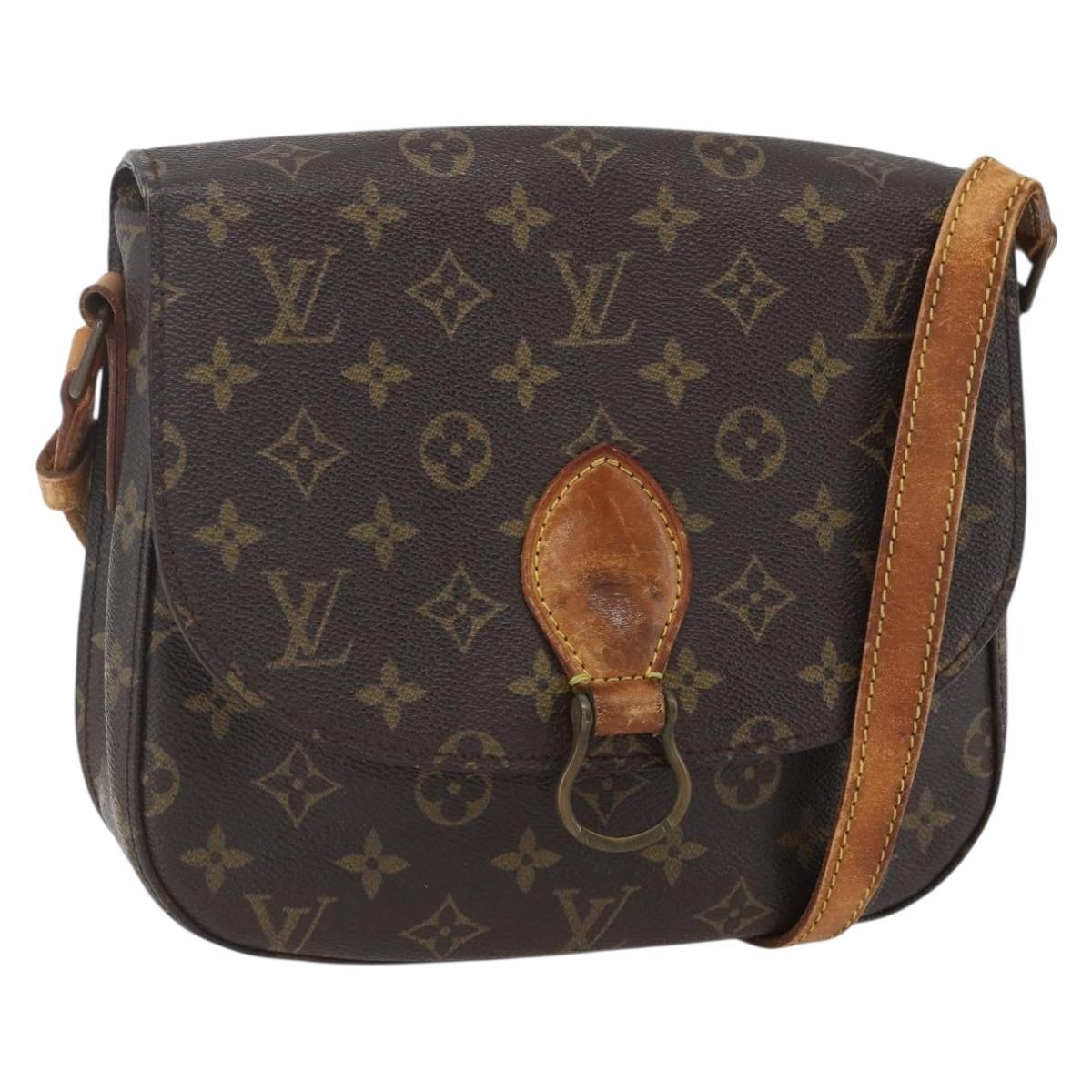 LOUIS VUITTON Monogram Saint Cloud GM Shoulder Bag M51242 LV Auth 157626
