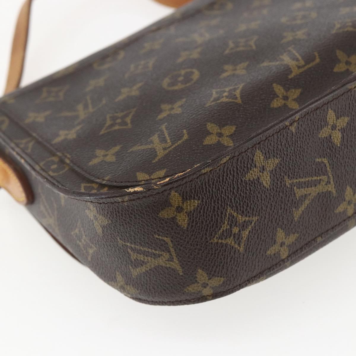 LOUIS VUITTON Monogram Saint Cloud GM Shoulder Bag M51242 LV Auth 157626