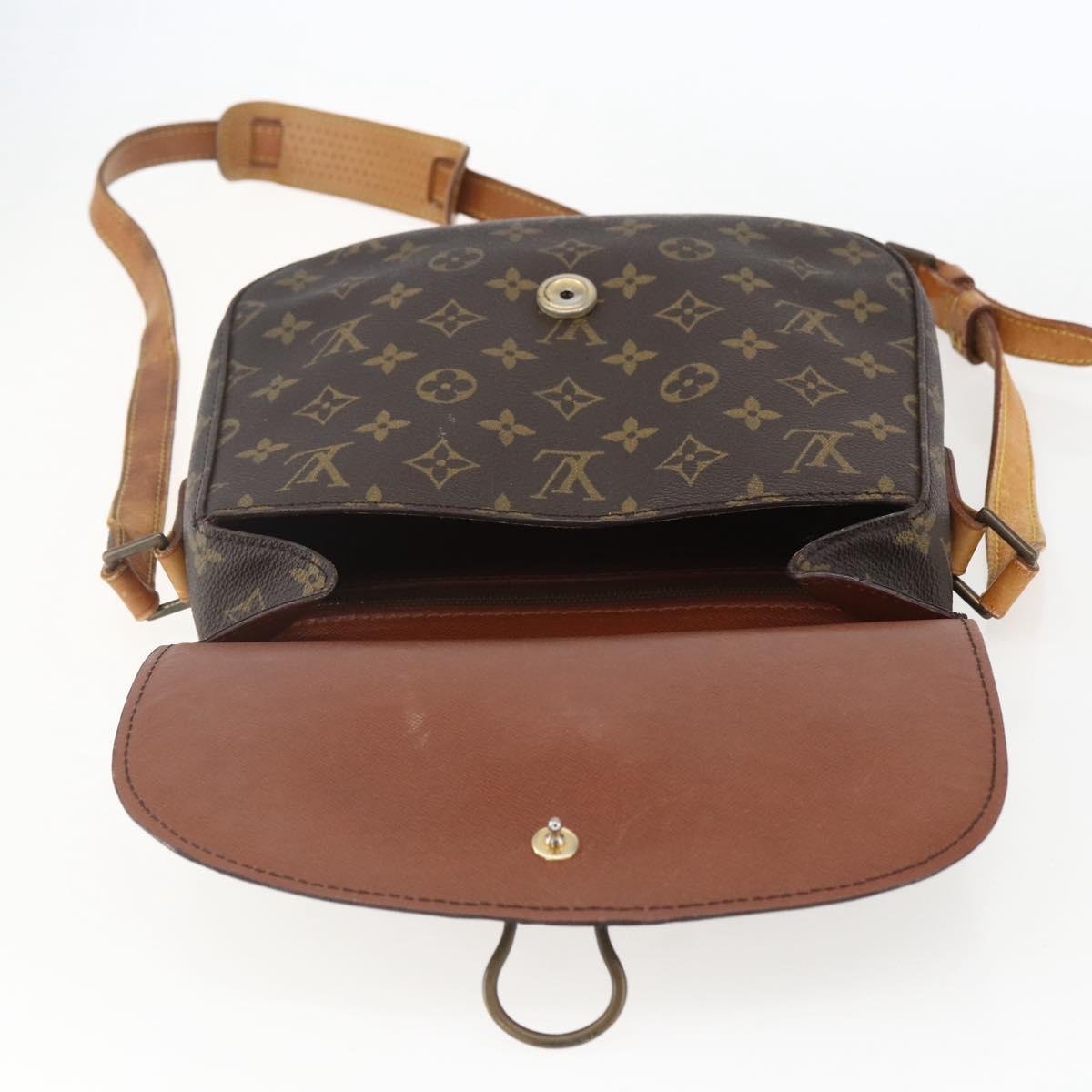 LOUIS VUITTON Monogram Saint Cloud GM Shoulder Bag M51242 LV Auth 157626