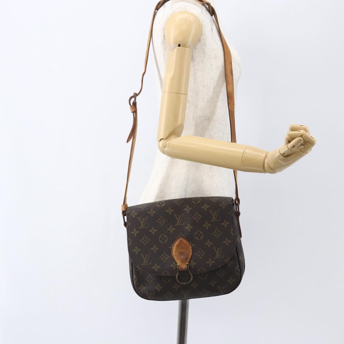 LOUIS VUITTON Monogram Saint Cloud GM Shoulder Bag M51242 LV Auth 157626