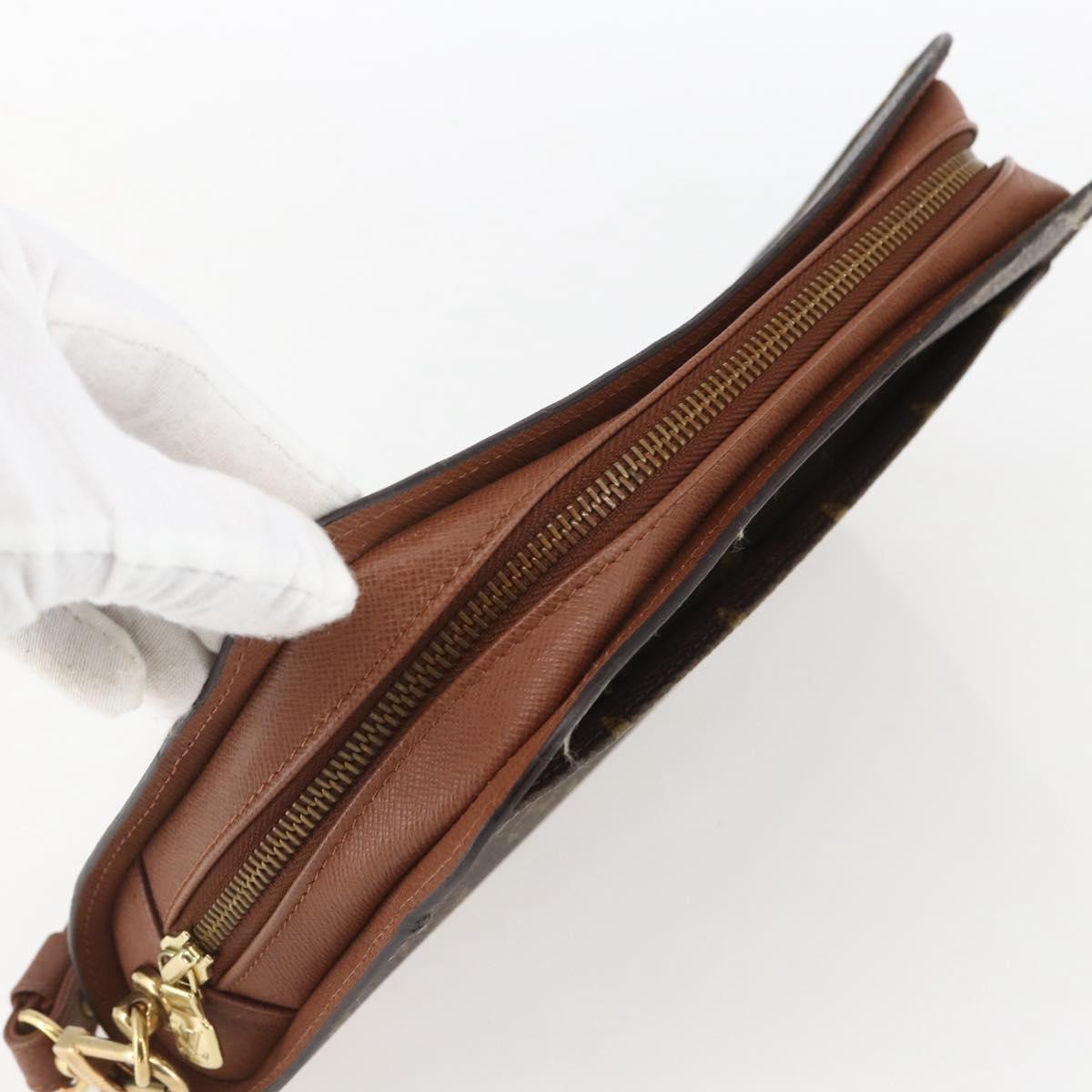 LOUIS VUITTON Monogram Orsay Clutch Bag M51790 LV Auth 157628