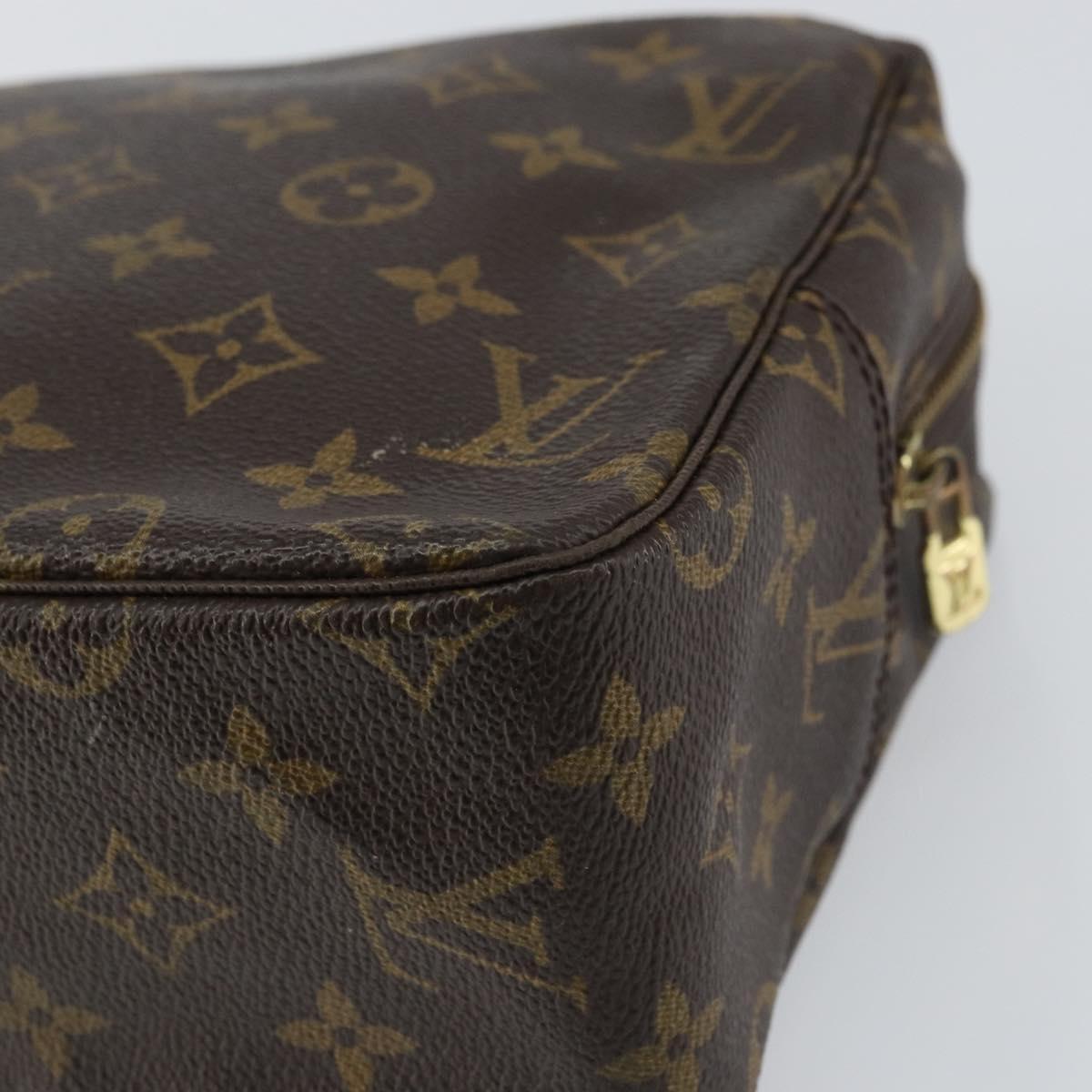 LOUIS VUITTON Monogram Trousse Toilette 28 Clutch Bag M47522 LV Auth 157629