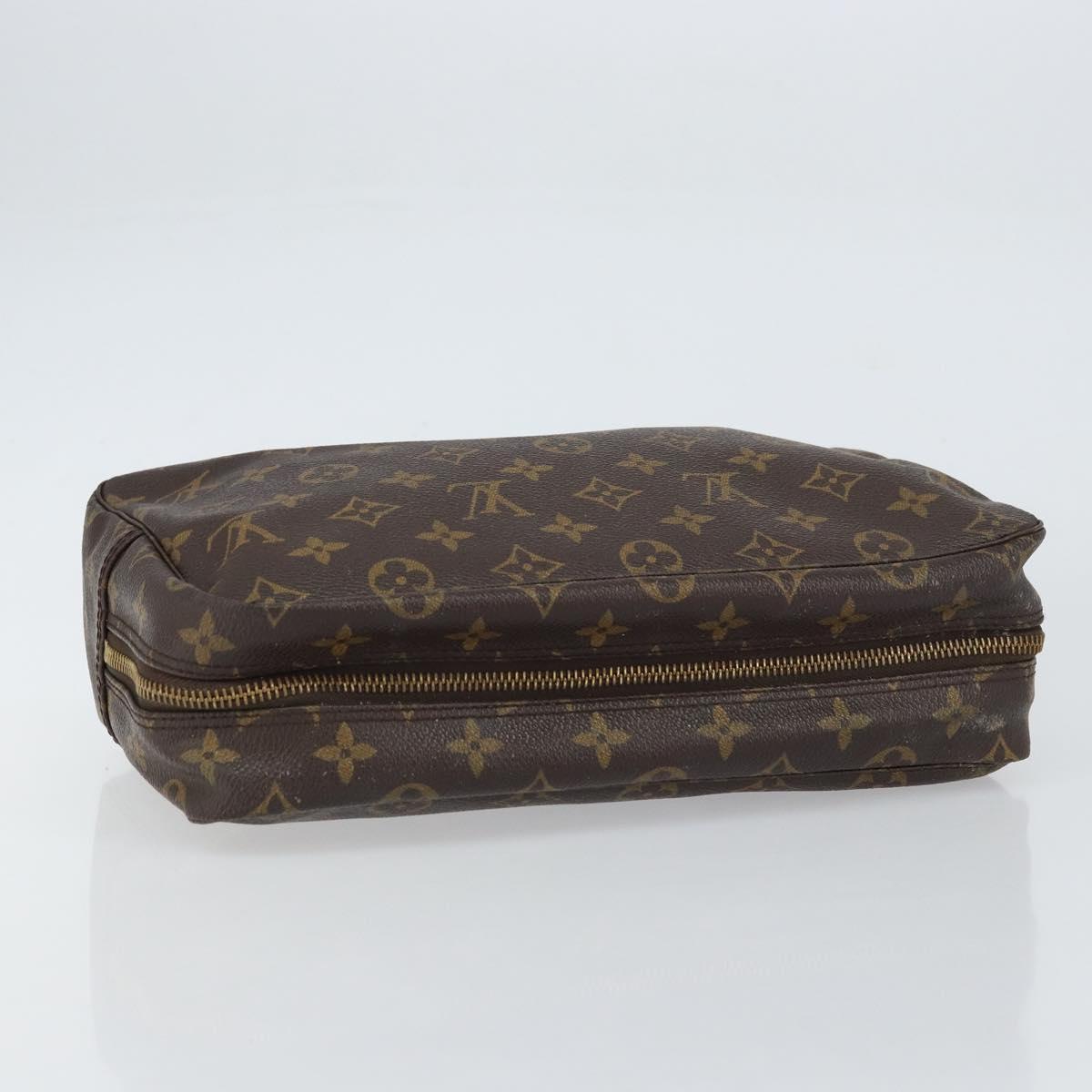 LOUIS VUITTON Monogram Trousse Toilette 28 Clutch Bag M47522 LV Auth 157629