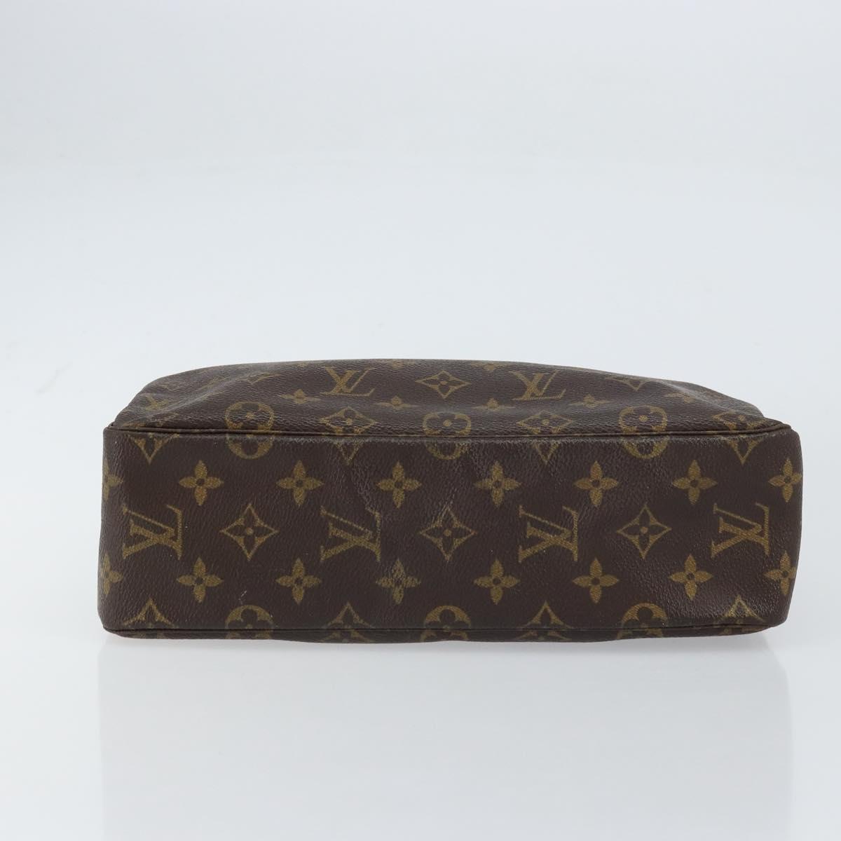 LOUIS VUITTON Monogram Trousse Toilette 28 Clutch Bag M47522 LV Auth 157629