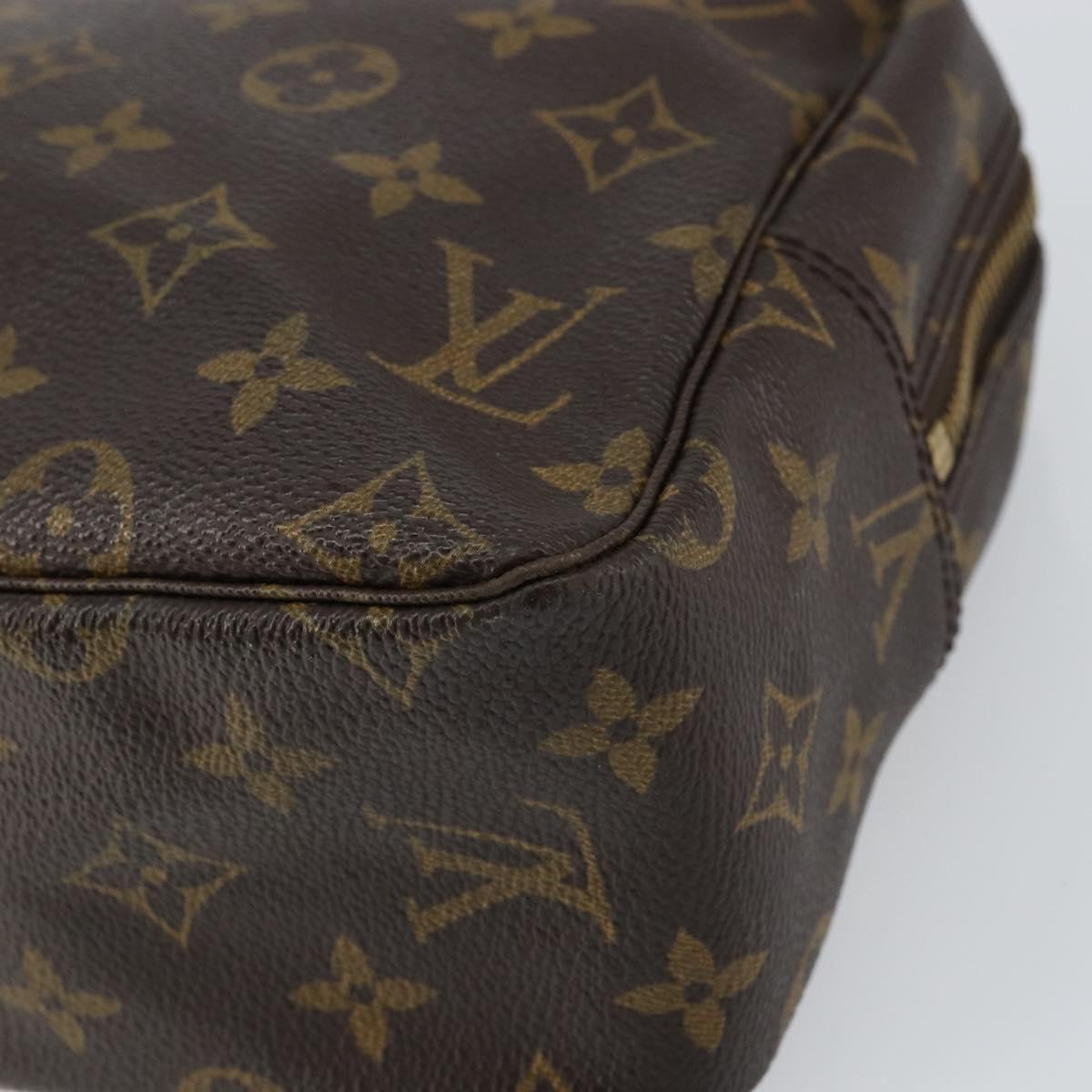 LOUIS VUITTON Monogram Trousse Toilette 28 Clutch Bag M47522 LV Auth 157629