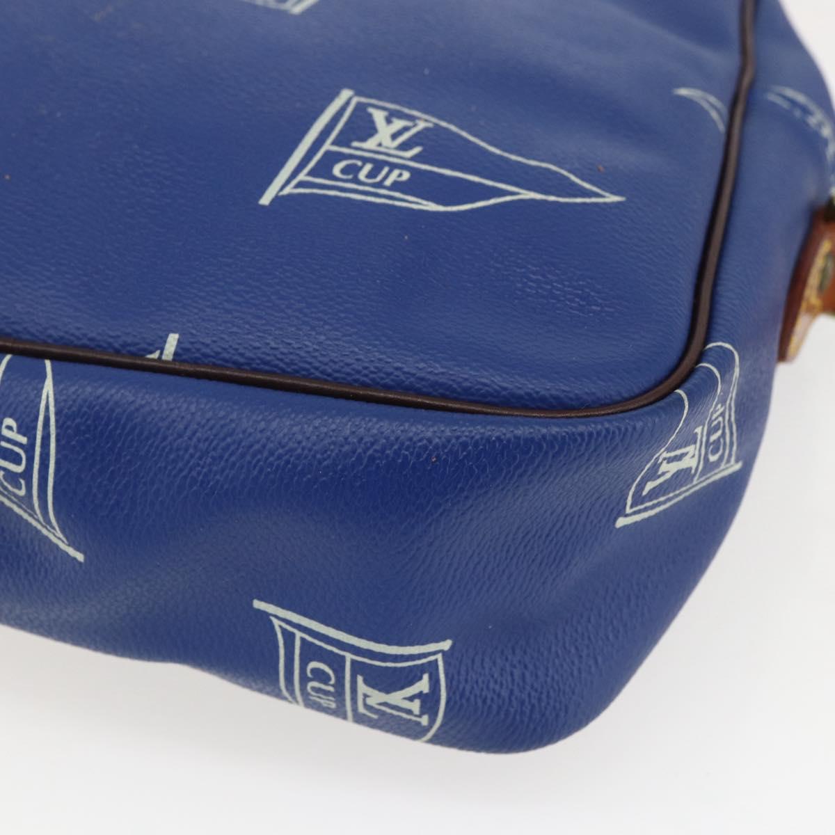 LOUIS VUITTON LV Cup Sac San Diego Shoulder Bag Blue M80010 LV Auth 157647