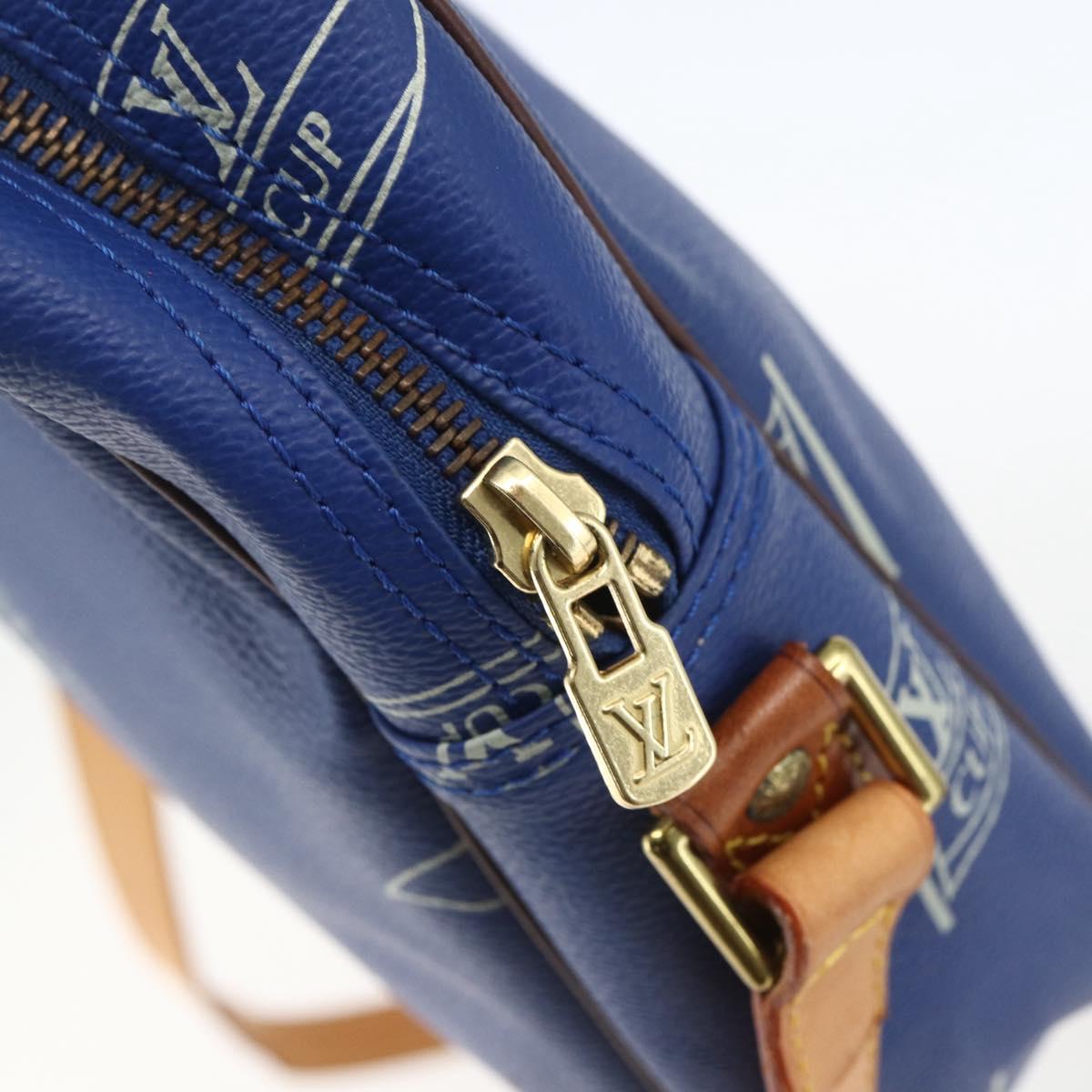 LOUIS VUITTON LV Cup Sac San Diego Shoulder Bag Blue M80010 LV Auth 157647
