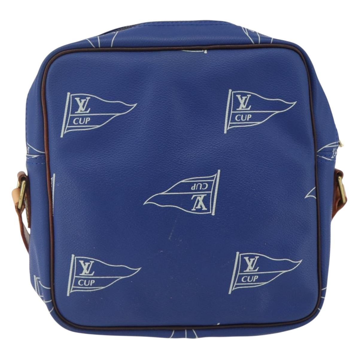LOUIS VUITTON LV Cup Sac San Diego Shoulder Bag Blue M80010 LV Auth 157647