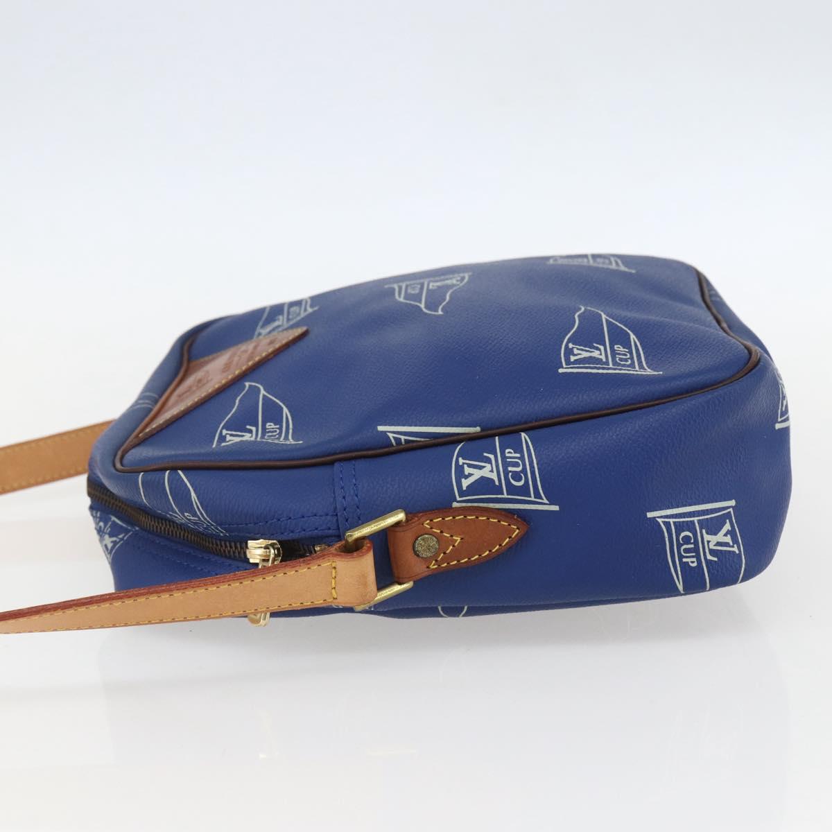 LOUIS VUITTON LV Cup Sac San Diego Shoulder Bag Blue M80010 LV Auth 157647