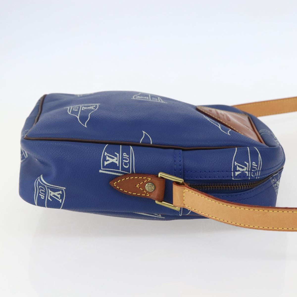 LOUIS VUITTON LV Cup Sac San Diego Shoulder Bag Blue M80010 LV Auth 157647
