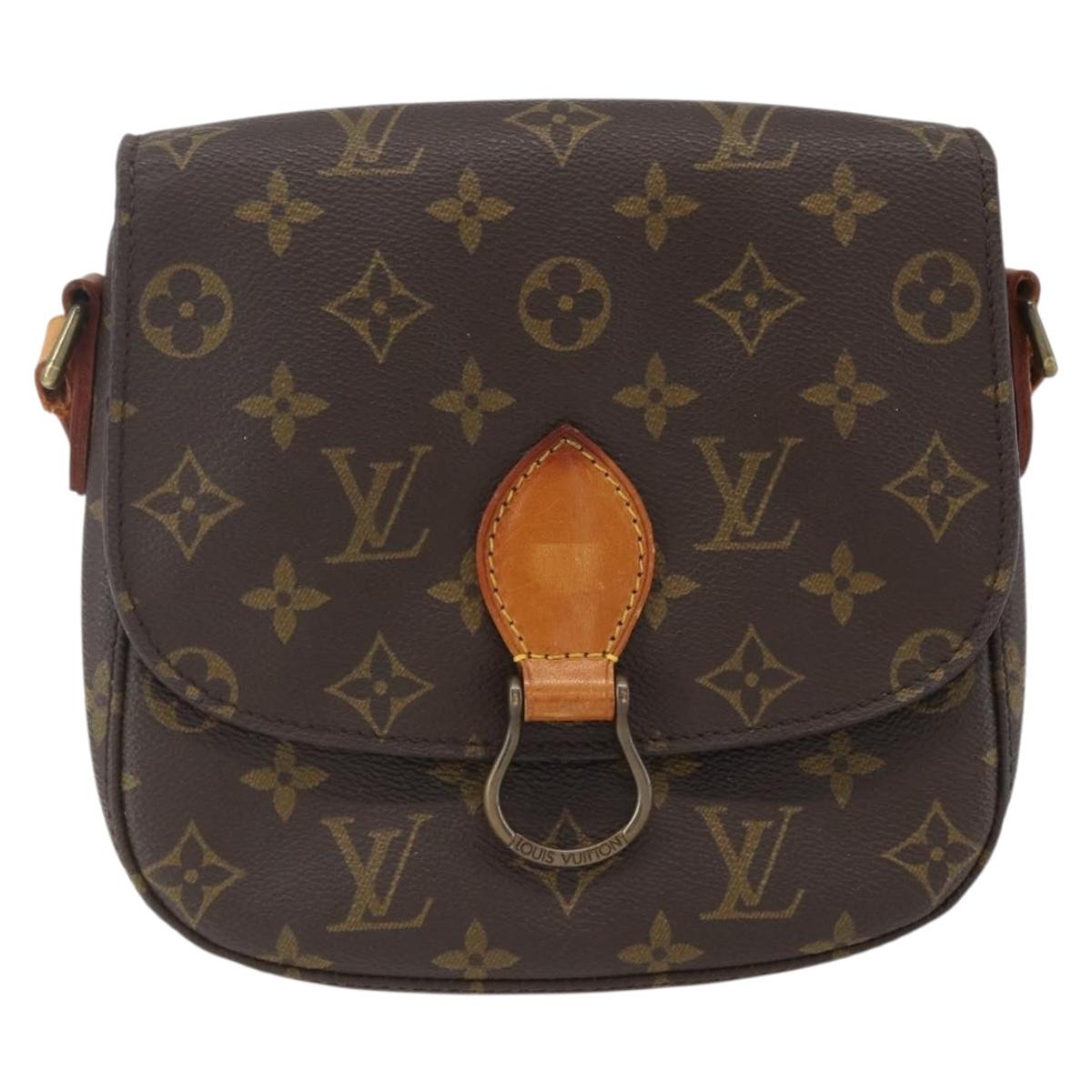 LOUIS VUITTON Monogram Saint Cloud MM Shoulder Bag M51243 LV Auth 157657