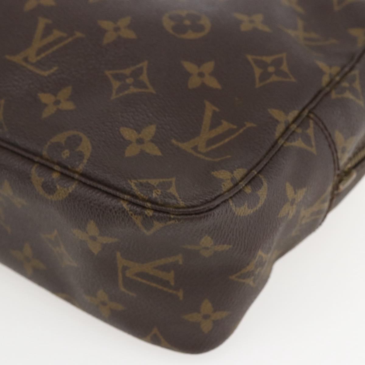LOUIS VUITTON Monogram Trousse Toilette 28 Clutch Bag M47522 LV Auth 157658