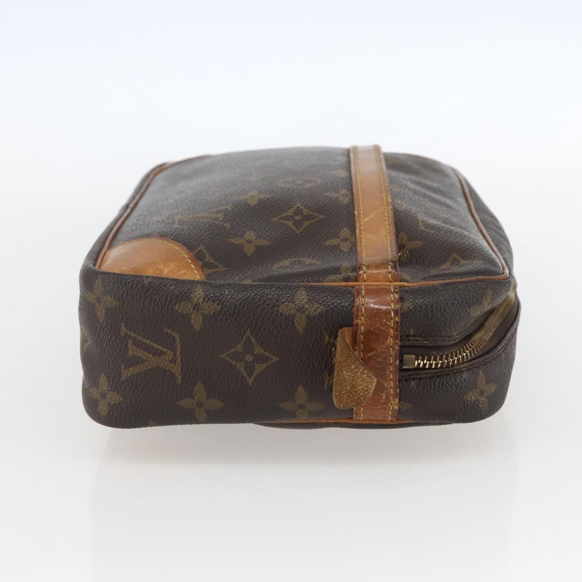 LOUIS VUITTON Monogram Compiegne 28 Clutch Bag M51845 LV Auth 157660