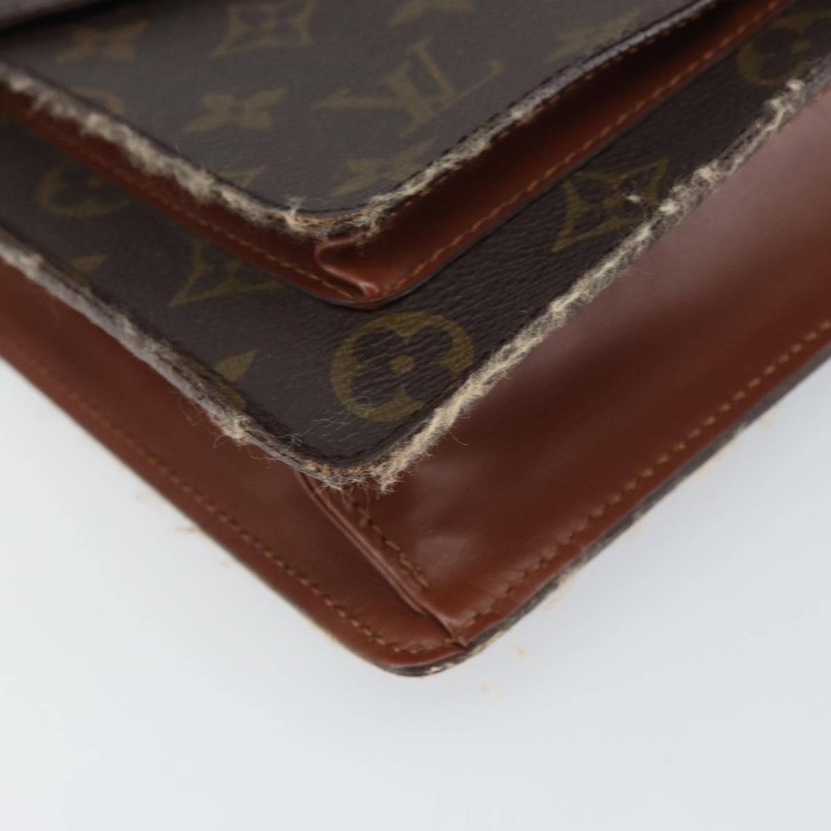 LOUIS VUITTON Monogram Monceau 28 Hand Bag M51185 LV Auth 157663