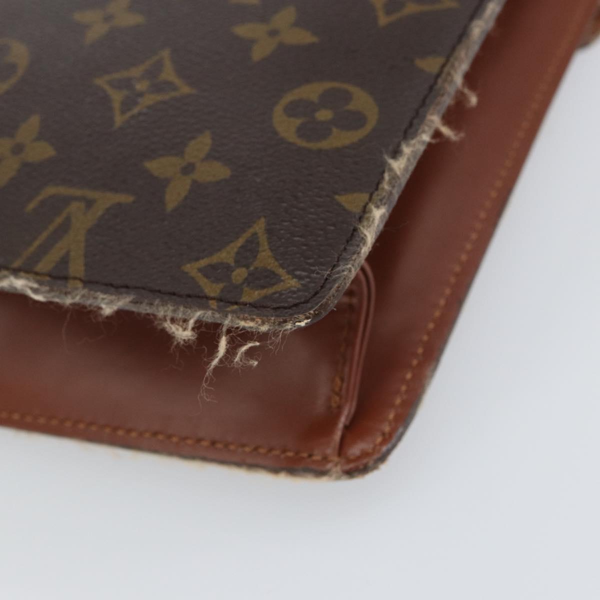 LOUIS VUITTON Monogram Monceau 28 Hand Bag M51185 LV Auth 157663