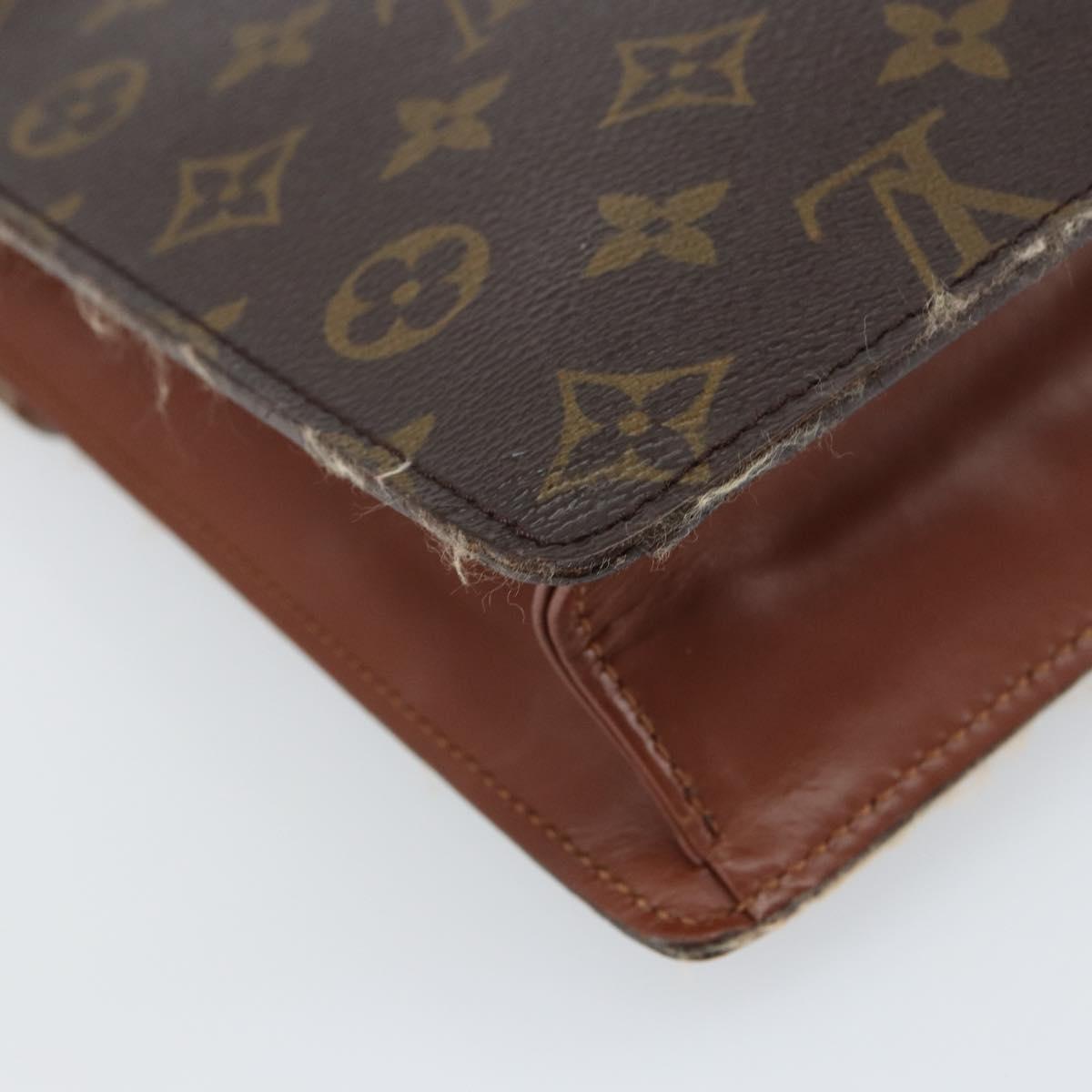 LOUIS VUITTON Monogram Monceau 28 Hand Bag M51185 LV Auth 157663
