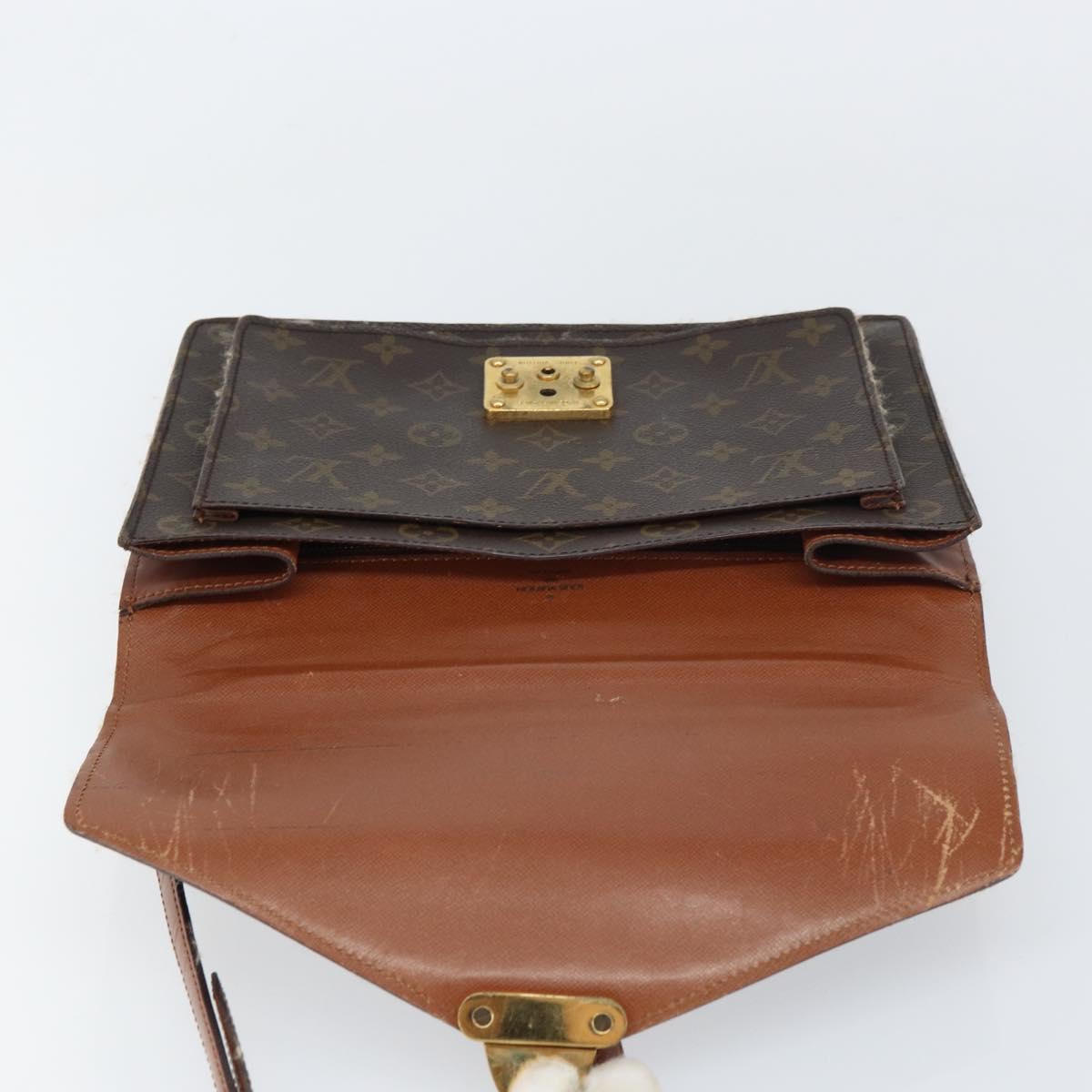 LOUIS VUITTON Monogram Monceau 28 Hand Bag M51185 LV Auth 157663