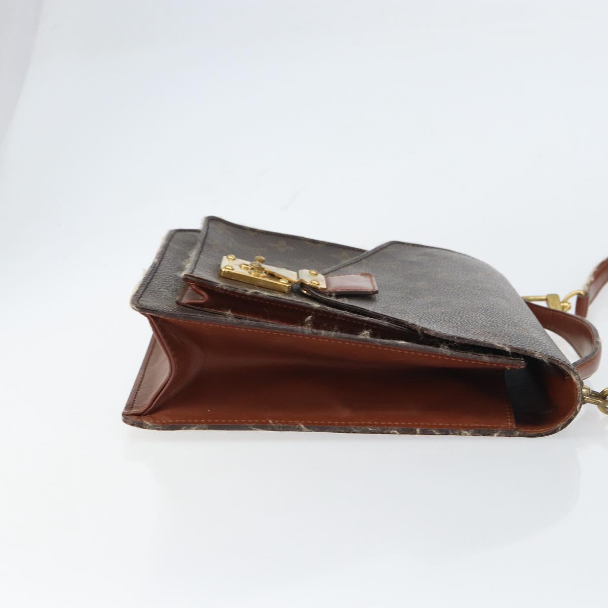 LOUIS VUITTON Monogram Monceau 28 Hand Bag M51185 LV Auth 157663