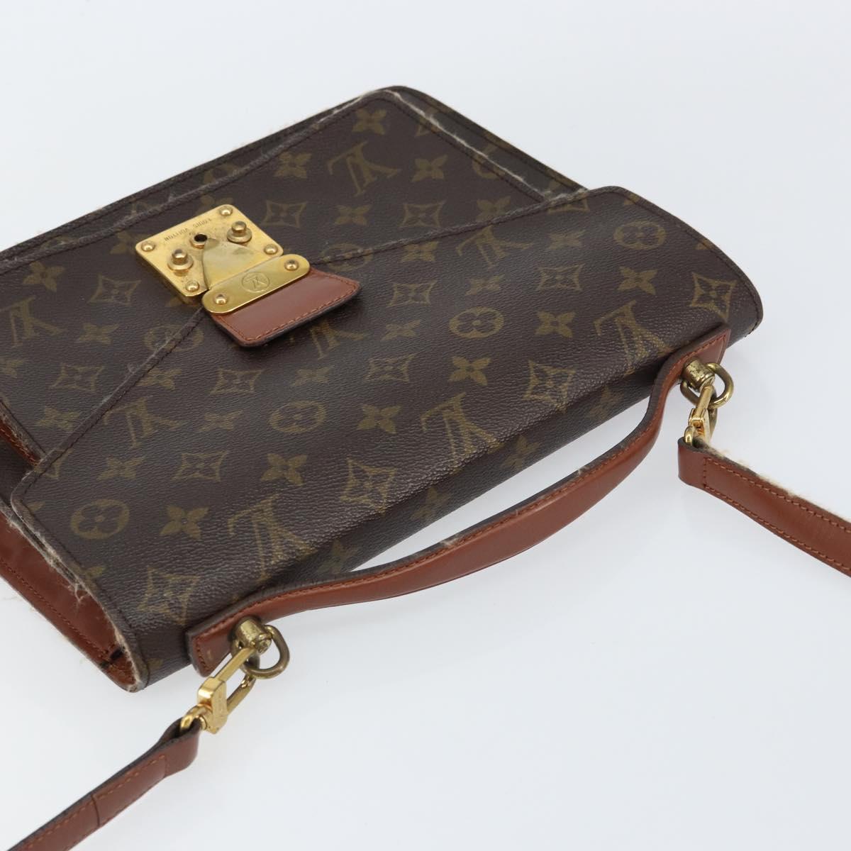 LOUIS VUITTON Monogram Monceau 28 Hand Bag M51185 LV Auth 157663