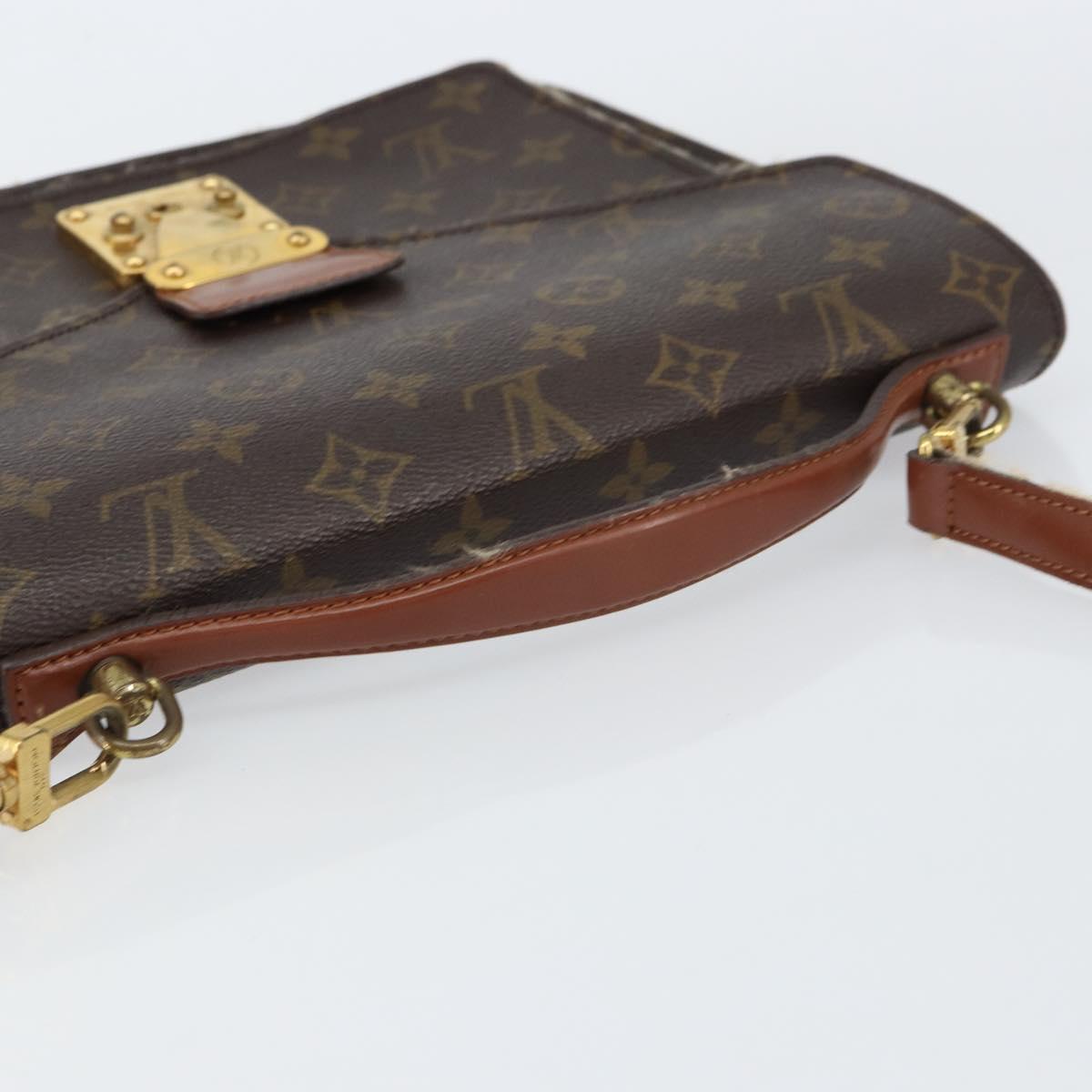 LOUIS VUITTON Monogram Monceau 28 Hand Bag M51185 LV Auth 157663
