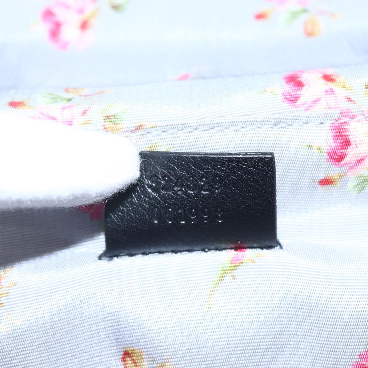 GUCCI Wicker Chain Web Sherry Line Bag Wood Red Green 524829 Auth 157665V