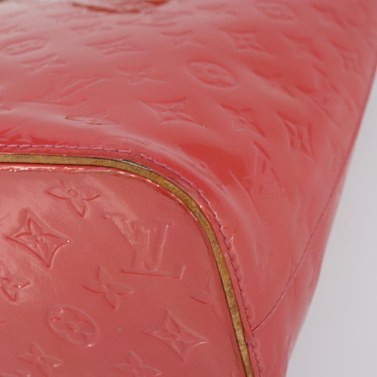 LOUIS VUITTON Monogram Vernis Houston Hand Bag Fran Boise M9135F LV Auth 157671