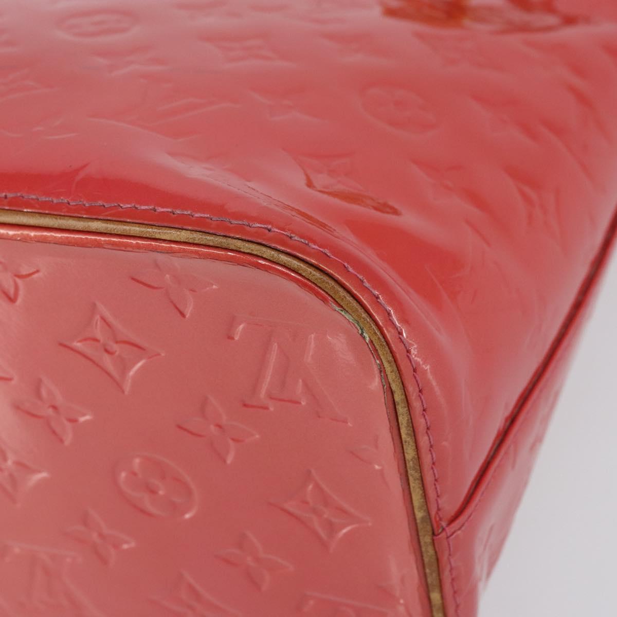 LOUIS VUITTON Monogram Vernis Houston Hand Bag Fran Boise M9135F LV Auth 157671