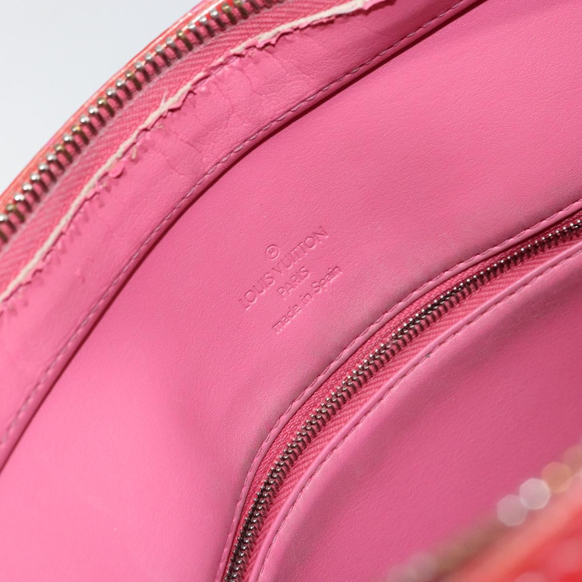 LOUIS VUITTON Monogram Vernis Houston Hand Bag Fran Boise M9135F LV Auth 157671