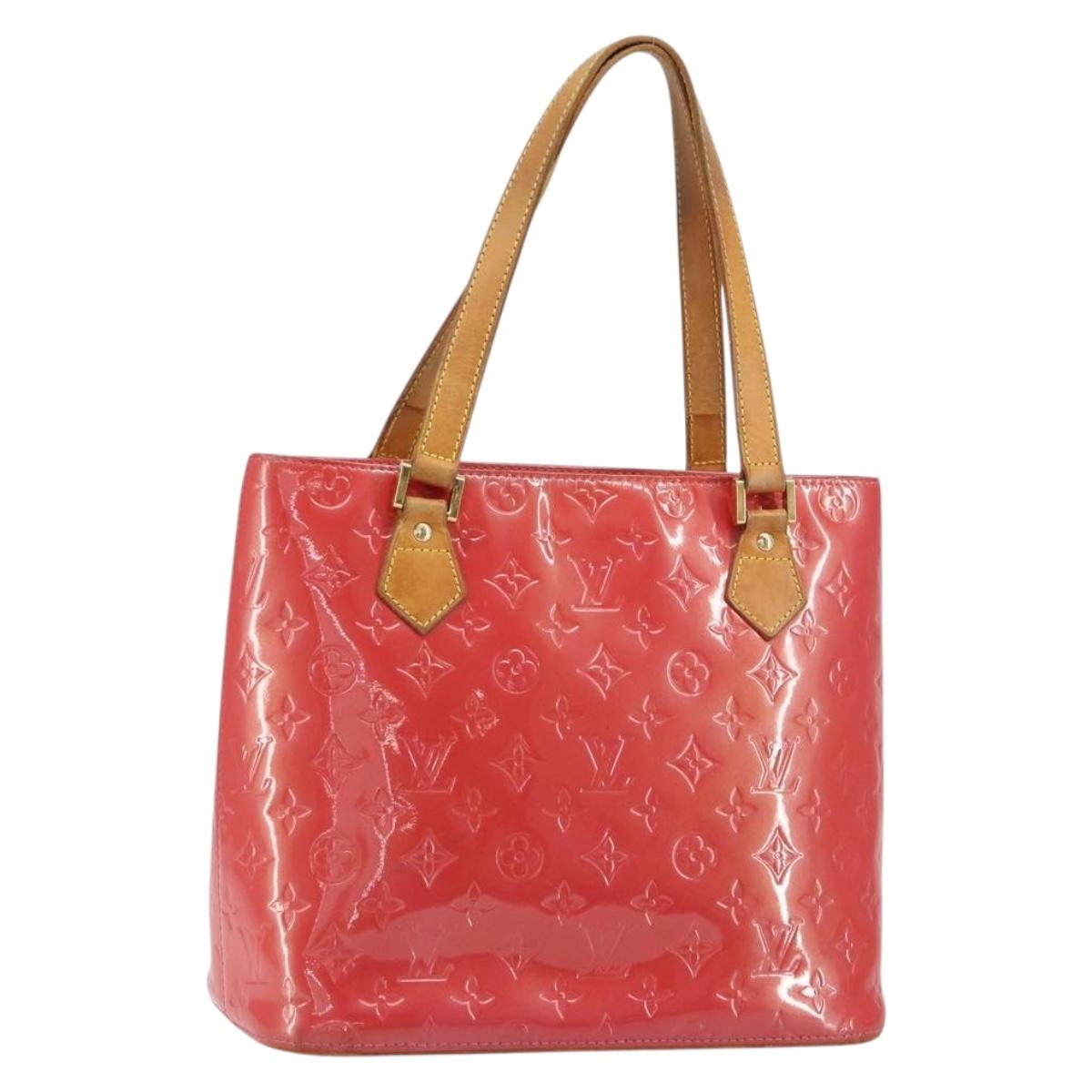 LOUIS VUITTON Monogram Vernis Houston Hand Bag Fran Boise M9135F LV Auth 157671