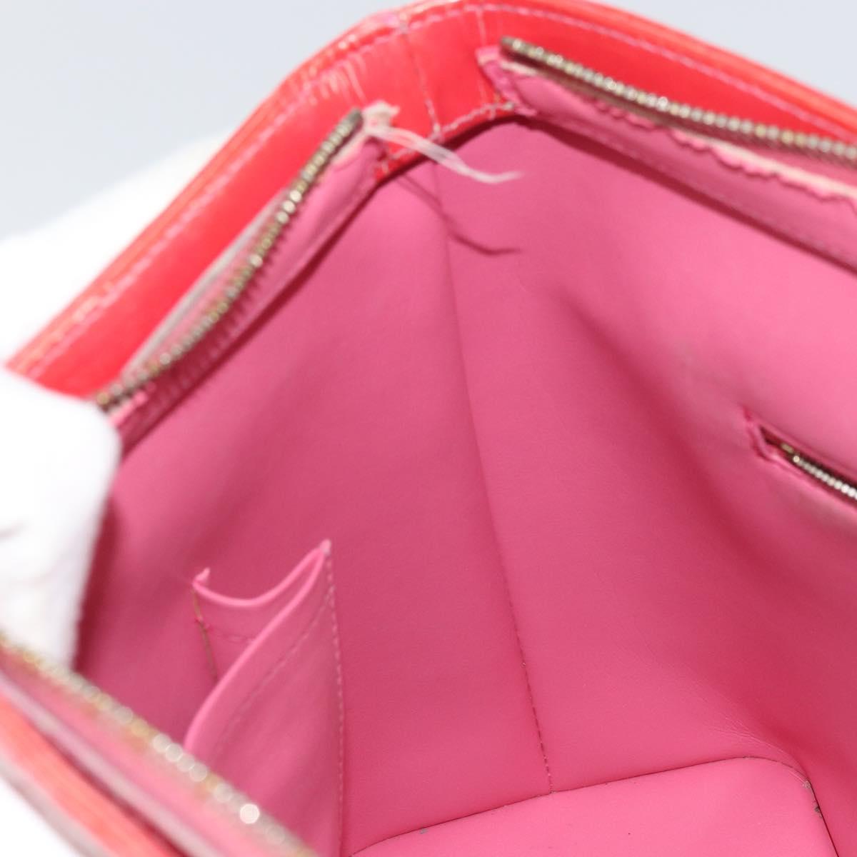 LOUIS VUITTON Monogram Vernis Houston Hand Bag Fran Boise M9135F LV Auth 157671