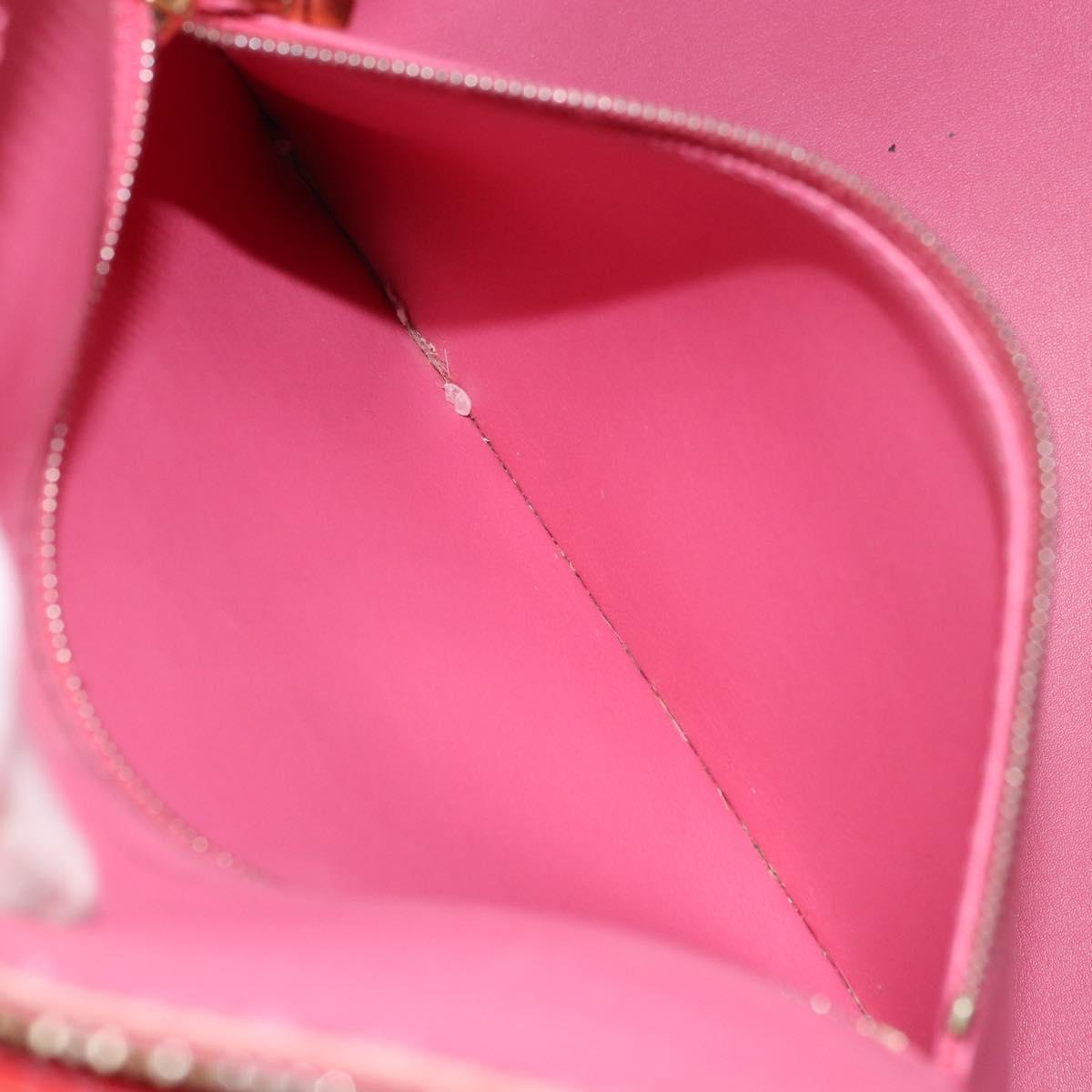 LOUIS VUITTON Monogram Vernis Houston Hand Bag Fran Boise M9135F LV Auth 157671