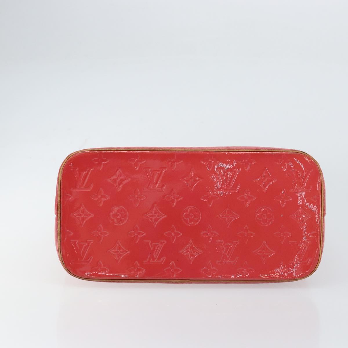 LOUIS VUITTON Monogram Vernis Houston Hand Bag Fran Boise M9135F LV Auth 157671