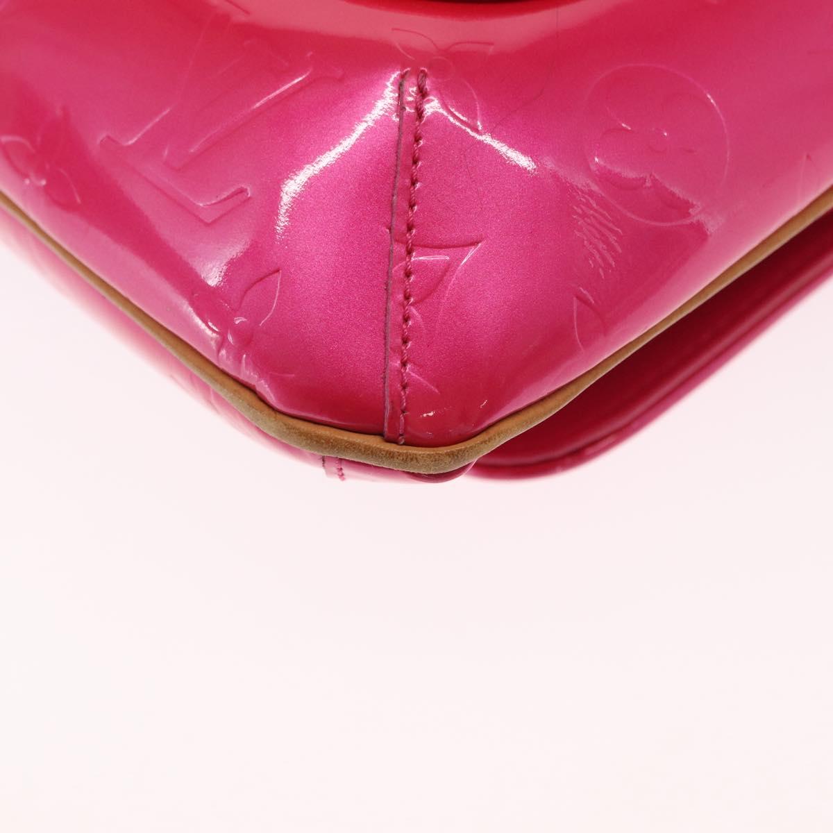 LOUIS VUITTON Vernis Thompson Street Bag Fuchsia Pink M91215 LV Auth 157675SAV