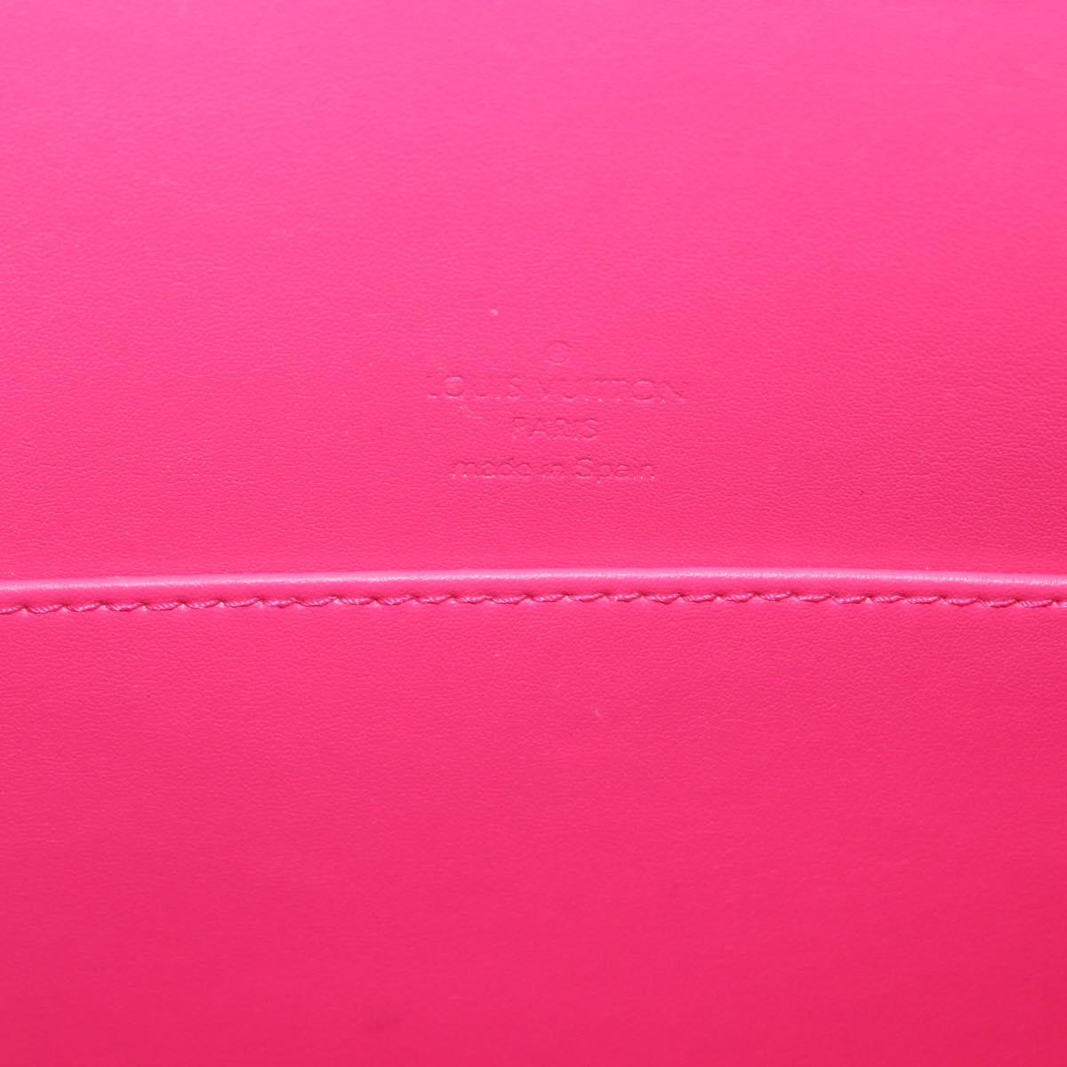LOUIS VUITTON Vernis Thompson Street Bag Fuchsia Pink M91215 LV Auth 157675SAV